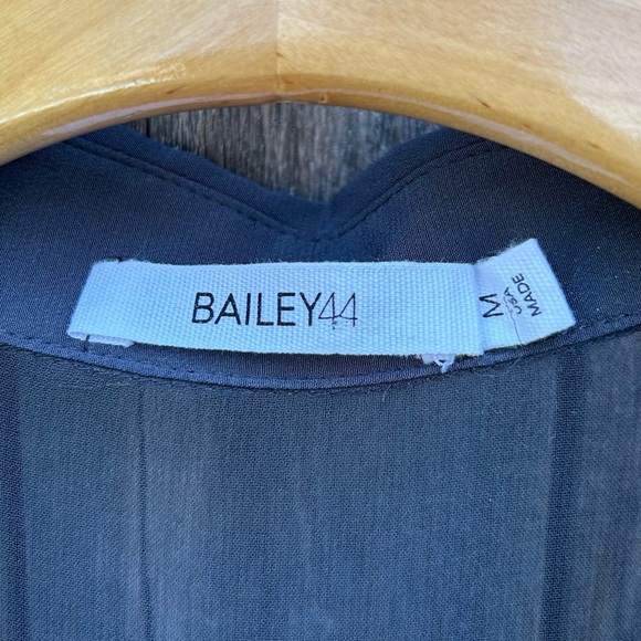 Bailey 44 Silk Mixed Media Shirt Dress Grey M - Picture 5 of 15